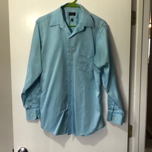 Arrow Teal Blue Dress Shirt